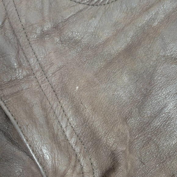 Vintage Birdy Brown Leather Shorts Size 36 - Picture 6 of 10